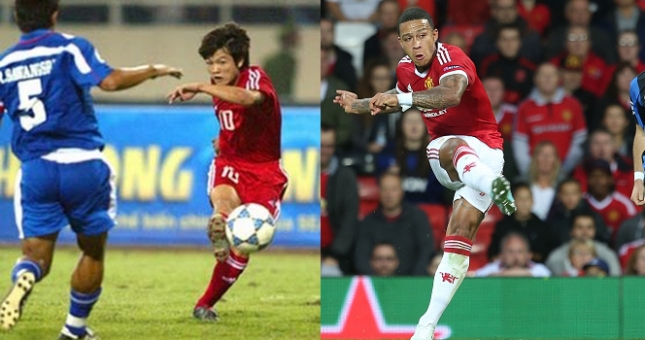 VIDEO: So sánh 2 siêu phẩm cứa lòng của Văn Quyến và Memphis Depay