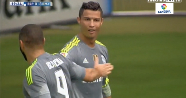 VIDEO: Cú hattrick chóng vánh của Ronaldo vào lưới Espanyol