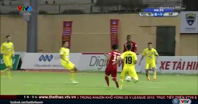 Video bàn thắng: Thanh Hóa 0-1 Hải Phòng (Vòng 25 - V.League 2015)