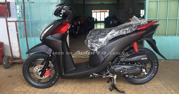 Rò rỉ hình ảnh Honda Vision màu đen nhám hoàn toàn mới tại Việt Nam