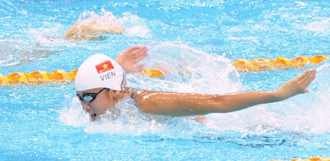 Ánh Viên lại giành thêm 4 HCV tại giải bơi QG