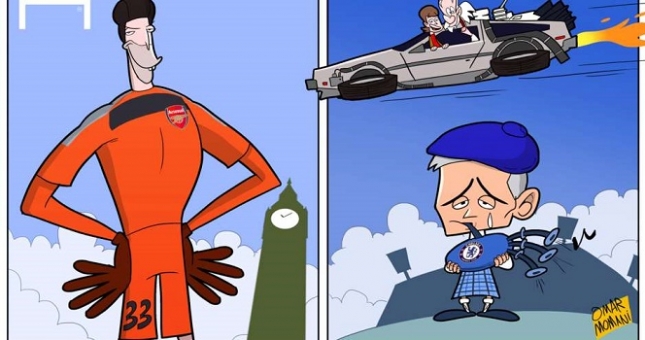 Omar Momani: Cech thành khổng lồ, Mourinho hóa 'Bagpiper'