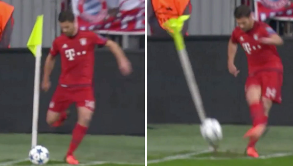 VIDEO: Tình huống sút phạt góc siêu hài của Alonso vs Arsenal