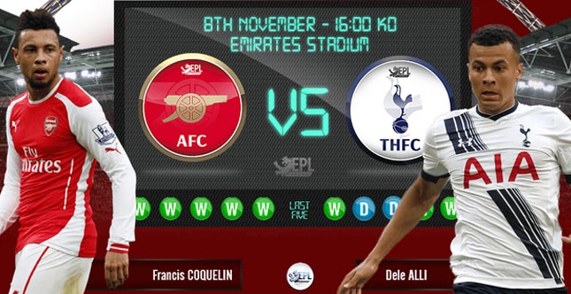Arsenal vs Tottenham: Vẽ tiếp giấc mơ - 23h00, 8/11