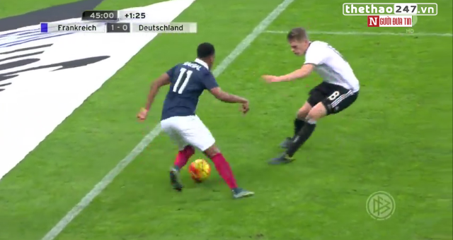 VIDEO: Martial solo kiến tạo đẳng cấp cho Giroud ghi bàn vào lưới tuyển Đức