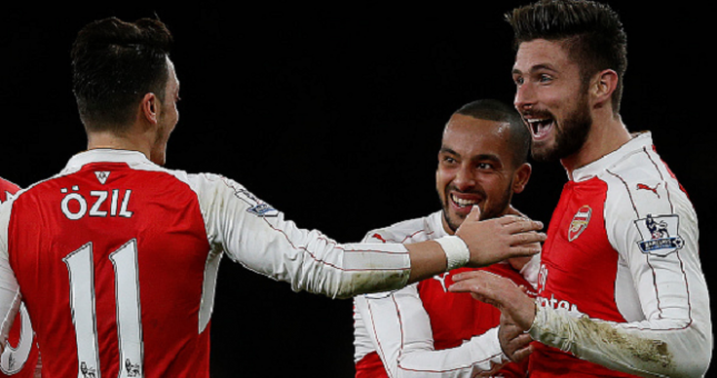 Oezil áp sát Messi trong cuộc đua 'Vua kiến tạo'