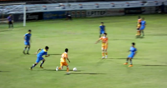 VIDEO: Cầu thủ Campuchia 'gây sốt' trong màu áo CLB Thái League