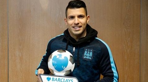 Aguero và Koeman xuất sắc nhất Premier League tháng 1/2016
