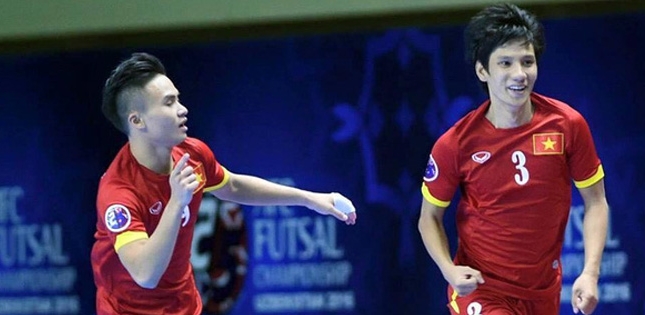 Việt Nam tăng liền 2 bậc trên BXH Futsal thế giới