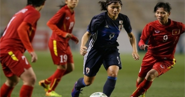 Video bàn thắng: Nữ Việt Nam 1-6 Nữ Nhật Bản (Vòng loại Olympic 2016)