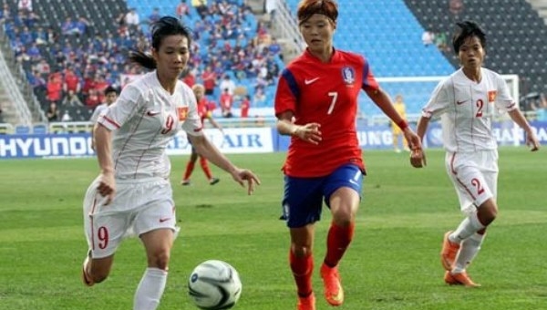 Video bàn thắng: Nữ Việt Nam - Nữ Hàn Quốc (Vòng loại Olympic 2016)