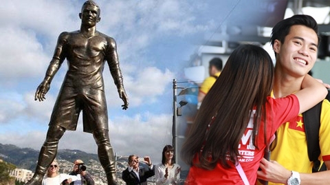 Tin hậu trường 26/3: Văn Toàn đỏ mặt vì fan nữ, CR7 dời tượng đồng