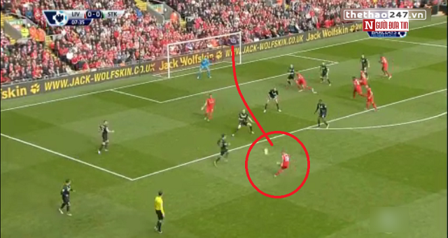 VIDEO: Moreno sút xa đẹp mắt mở tỷ số trận đấu cho Liverpool