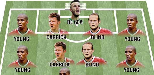 M.U và đội hình '4 cầu thủ lấp đủ 11 vị trí'