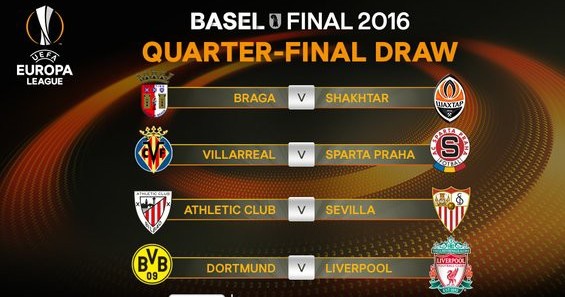 Xác định 4 đội lọt vào vòng bán kết Europa League