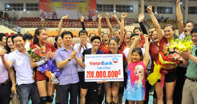 Kết quả và bảng xếp hạng giải bóng chuyền cúp Hùng Vương 2016