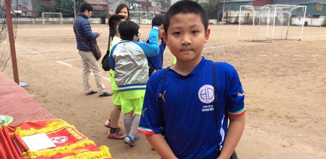 Cầu thủ nhí Hoàng Tích Nam: Thành công nhờ tập luyện chăm chỉ