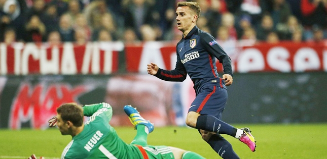 Griezmann việt vị trước khi làm rung lưới Bayern?