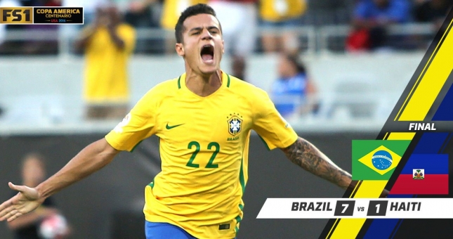 VIDEO: Cú hattrick đẳng cấp của Coutinho vào lưới Haiti