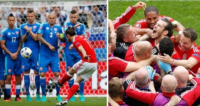 Video bàn thắng: Xứ Wales 2-1 Slovakia (EURO 2016)