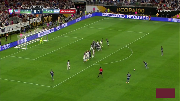 VIDEO: Messi sút phạt đẳng cấp vào lưới tuyển Mỹ