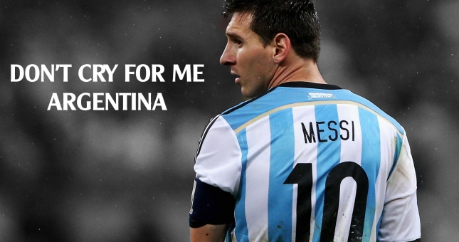 VIDEO: Don't Cry For Me Argentina