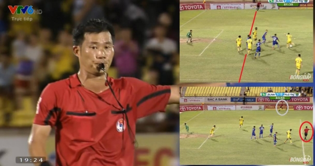 VIDEO: Trọng tài bẻ còi không công nhận bàn thắng của Phi Sơn