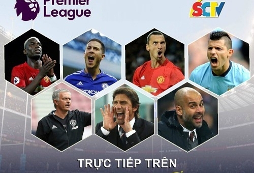 SCTV đang phát sóng trực tiếp Giải Bóng đá Ngoại Hạng Anh EPL