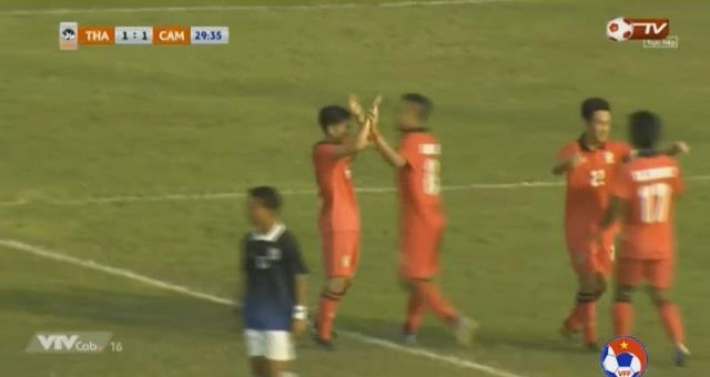 Video bàn thắng: U19 Thái Lan 2-1 U19 Campuchia (U19 AFF Cup 2016)