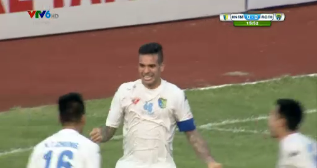 VIDEO: Gonzalo mở tỷ số cho Hà Nội T&T