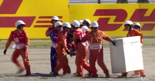 Lorenzo nối gót Pedrosa vào bệnh viện tại Japanese GP