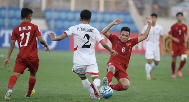 U.19 Việt Nam đánh bại Triều Tiên nhờ lòng quả cảm