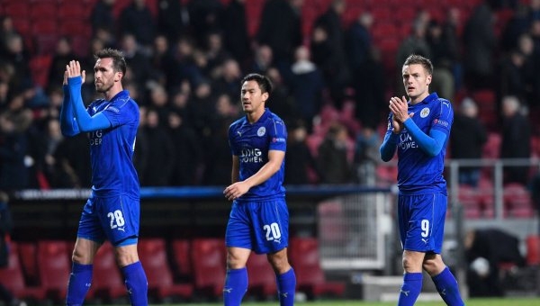 Leicester bất bại ở Champions League, cầm chắc vé đi tiếp