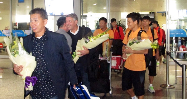 U22 Việt Nam về nước, kết thúc hành trình tại Trung Quốc