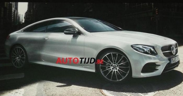 Rò rỉ tài liệu về Mercedes E-Class Coupe