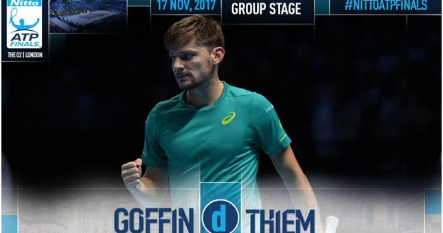 Hạ đẹp Dominic Thiem, David Goffin vào bán kết ATP Finals