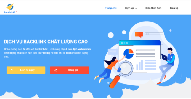 BacklinkAZ - Đơn vị cung cấp dịch vụ Backlink chất lượng hỗ trợ SEO TOP