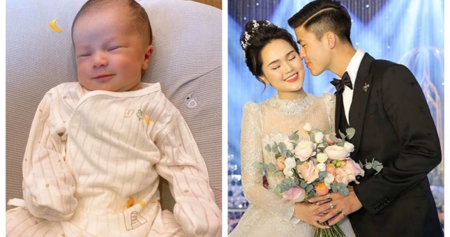 Duy Mạnh khoe con trai mới sinh đẹp tựa thiên thần