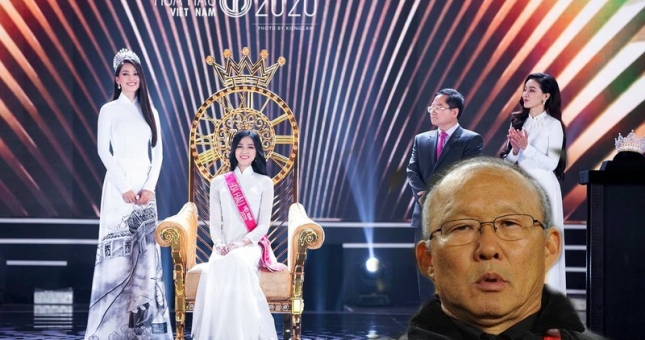 HLV Park Hang Seo bất ngờ 'có mặt' trên sân khấu Hoa Hậu Việt Nam 2020