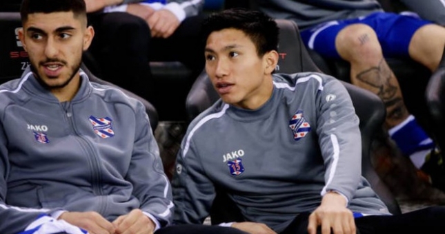 Văn Hậu nỗ lực luyện tập trước trận gặp ADO Den Haag