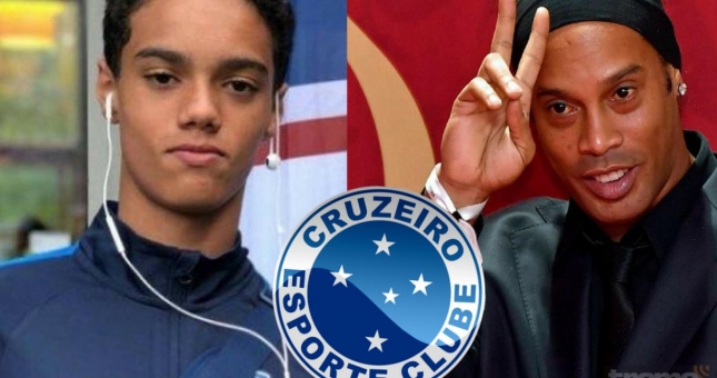 Con trai Ronaldinho ký hợp đồng với 'gã khổng lồ' Brazil