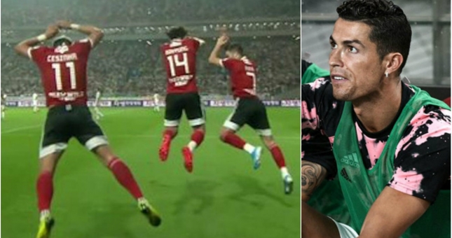 Phản ứng của Ronaldo khi bị sao K.League 'đánh cắp' kiểu ăn mừng