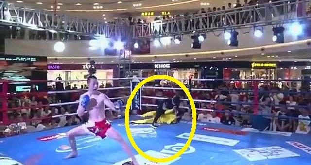 'Bản sao Lý Tiểu Long' bị đá ngất xỉu trong 6 giây dù được chấp binh khí
