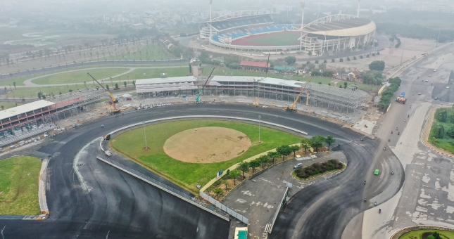 Đường đua F1 Việt Nam bước vào giai đoạn hoàn thiện