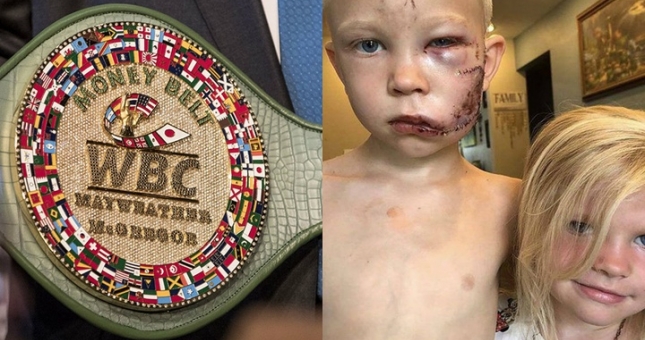 Cậu bé 6 tuổi đánh bại chó dữ cứu em nhận đai vô địch Boxing thế giới