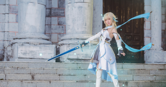 Hút hồn với loại ảnh cosplay Lumine trong Genshin Impact