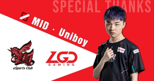 LGD kí hợp đồng với tuyển thủ đường giữa Uniboy