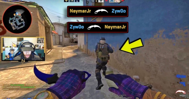 CS:GO: Neymar xử lý 1000IQ 'chém' thành công ZywOo