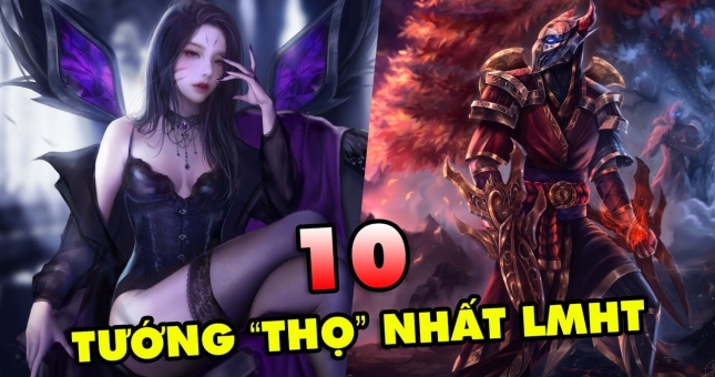 Video: TOP 10 vị tướng giữ được phong độ lâu nhất trong LMHT