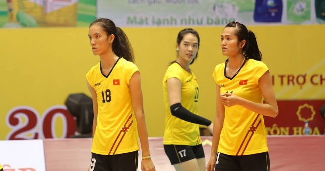 Danh sách VĐV các đội nữ dự giải vô địch trẻ các CLB 2017